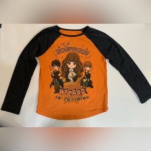 Girls Jumping Beans Harry Potter Hogwarts Long Sleeve T-Shirt Sz 5 Hermione